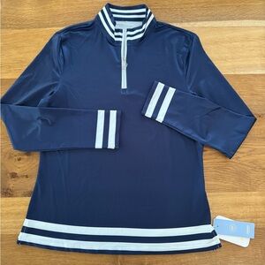 Acegolfs navycore Long Sleeve Sun Protection Golf Top Small
